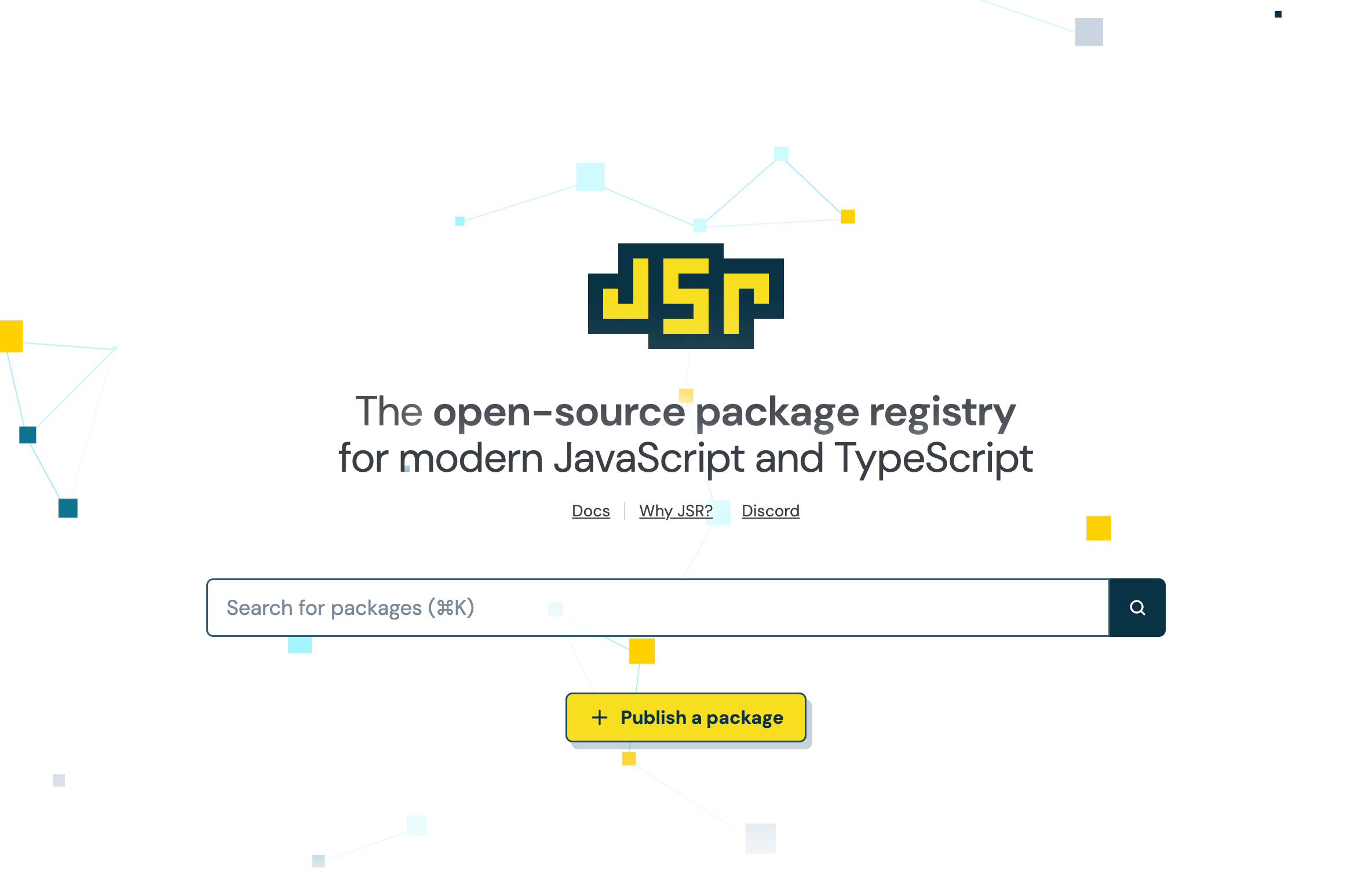 A modern registry for JavaScript and TypeScript